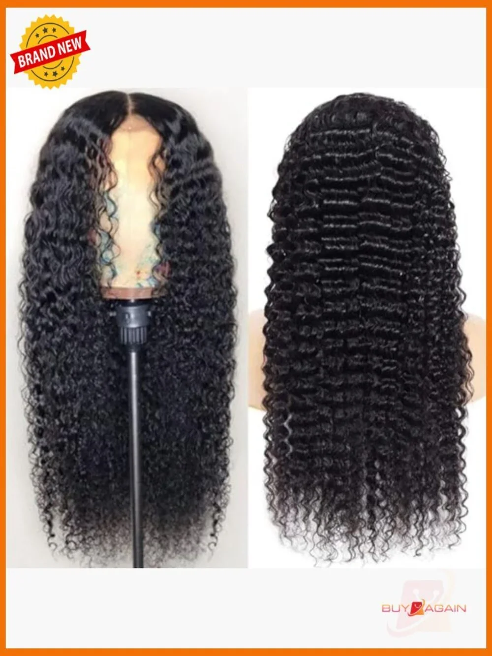 13x4 Deep Wave Lace Front Wig Human Hair 180% Density Wet and Wavy Curly Wig